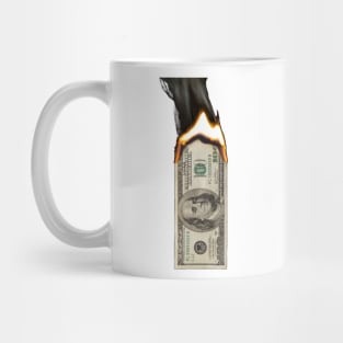 money burns USA Mug